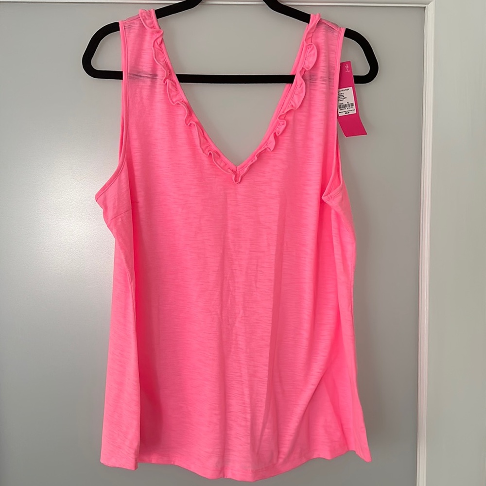 XL pink Lily Pulitzer tank
